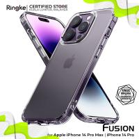 【Great. Cell phone case】 RINGKE®ฟิวชั่นเคลือบป้องกันลายนิ้วมือเข้ากันได้ iPhone 14 Pro Max/โปร่งแสงแข็งน้ำค้างแข็งด้านหลังเคสกันกระแทกมือถือ