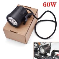 For Yamaha NMAX 125 Tenere 700 YZF R120 WR250F 60W Motorcycle LED Light 9-48V Auxiliary Headlight Driving DRL Fog Lamp 4000LM