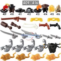 【CW】 Single Sale Pirates of Caribbean Captain Jack Dolls Building Blocks Children Toys for Boys Gift Kids Christmas Toys Ksz401-416