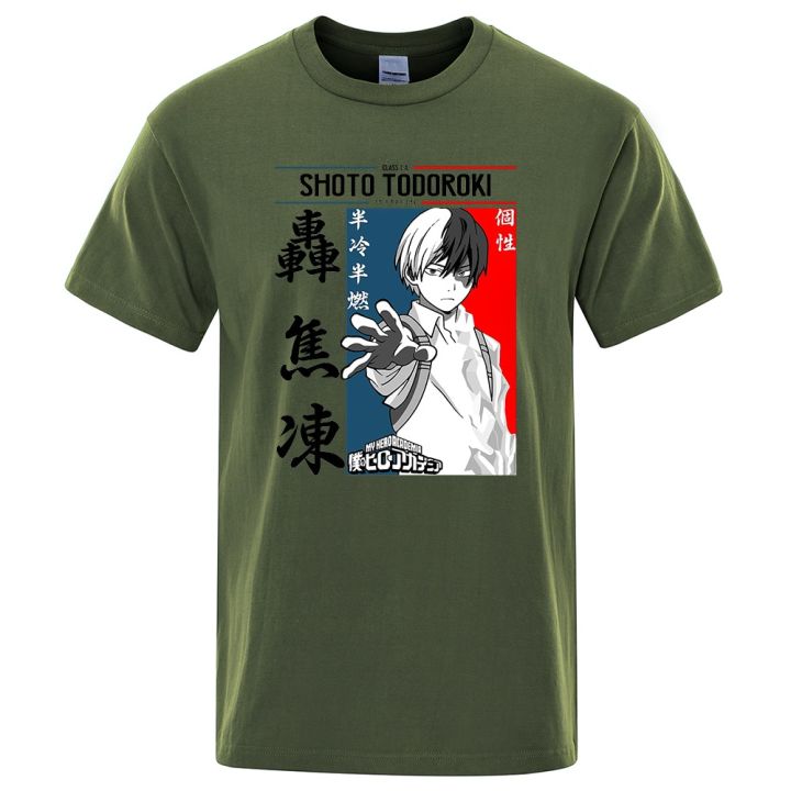 เสื้อยืดลําลอง-ผ้าฝ้าย-แขนสั้น-คอกลม-พิมพ์ลายการ์ตูน-todoroki-shoto-my-hero-academia-ทรงหลวม-โอเวอร์ไซซ์-สไตล์ฮิปฮอป-สํา-oydb