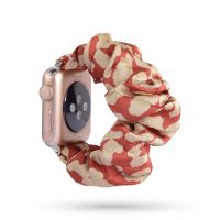 สาย Scrunchie สำหรับสายคาด Apple Watch 44มม. 40มม. CoriWatch 38มม. 42มม. สายเดี่ยวสำหรับซีรีส์7 6 SE 5 4 3สาย