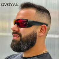 OVOYAN Y2K Punk Sunglasses Men Vintage Driving 2023 Goggles for Men/women Sports Luxury Glasses Lunette De Soleil Homme UV400