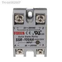 ❉ New Drop Ship 24V-380V SSR-100AA 100A AC-AC Solid State Relay Module Temperature Controller