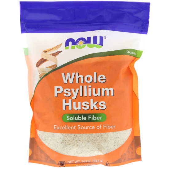 Now foods, certified organic, psyllium husk powder, 12 oz 340 g - ảnh sản phẩm 1
