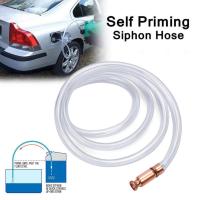 ท่อดูดด้วยมือ ปั๊มกาลักน้ำแก๊ส เครื่องเขย่าน้ำเชื้อเพลิงเบนซิน Siphon Safety Self Priming Hose Pipe ท่อประปา Transparent-DFGN STORE