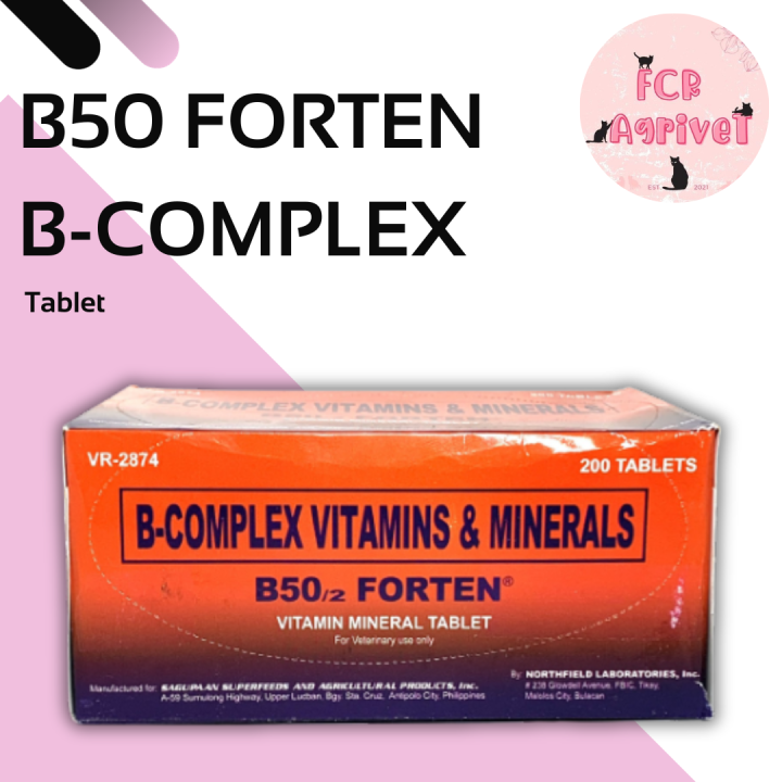 [FCR AGRIVET Ll] B50 Forten B-Complex Vitamins & Mineral / Gamefowl ...