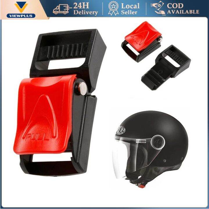 Motorcycle Plastic Helmet Quick Release Speed Clip Chin Strap Buckle ...