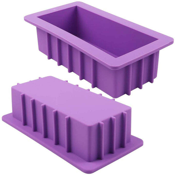 silicone-soap-molds-1pcs-38oz-rectangular-loaf-mold-with-plastic-scraper-for-handmade-soap