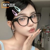 (GENTLE Moscow T) แว่นตาหัวใจแมวตาแมวสไตล์เกาหลี Anti Blue Light Fashion Eyeglasses For Women