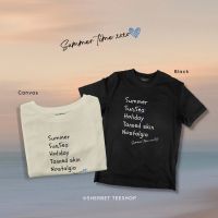 เสื้อยืดลาย  summer sun sea|sherbet.teeshop