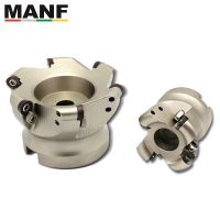 MANF Face Mill Cutter TRS5R50-22-4T สําหรับ RD คาร์ไบด์แทรกเครื่องตัดมิลลิ่งใบหน้าเครื่องตัดจมูกกลมกัด CNC Milling Tools