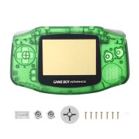 โปร่งใสทั้งชุดกรณีภาพกรอบซ่อมชุดอะไหล่สำหรับNintendo GameBoy Advance GBA