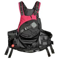 Daiseanuo Adult Whitewater Black Professional Life Vest Jacket CE Approved Low-Profile Full Capabilities Kayak Fishing  Life Jackets