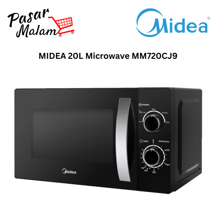 MIDEA 20L Microwave MM720CJ9 Lazada Singapore