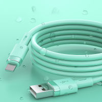 Liquid Data สายชาร์จ Micro USB Type C IPHONE สายชาร์จเร็ว 3A ชาร์จเร็ว สายชุบซิลิโคน Fast Charging Cable รองรับ รุ่น OPPO, VIVO, Huawei, Xiaomi,Meizu Samsung และโทรศัพท์มือถืออื่น