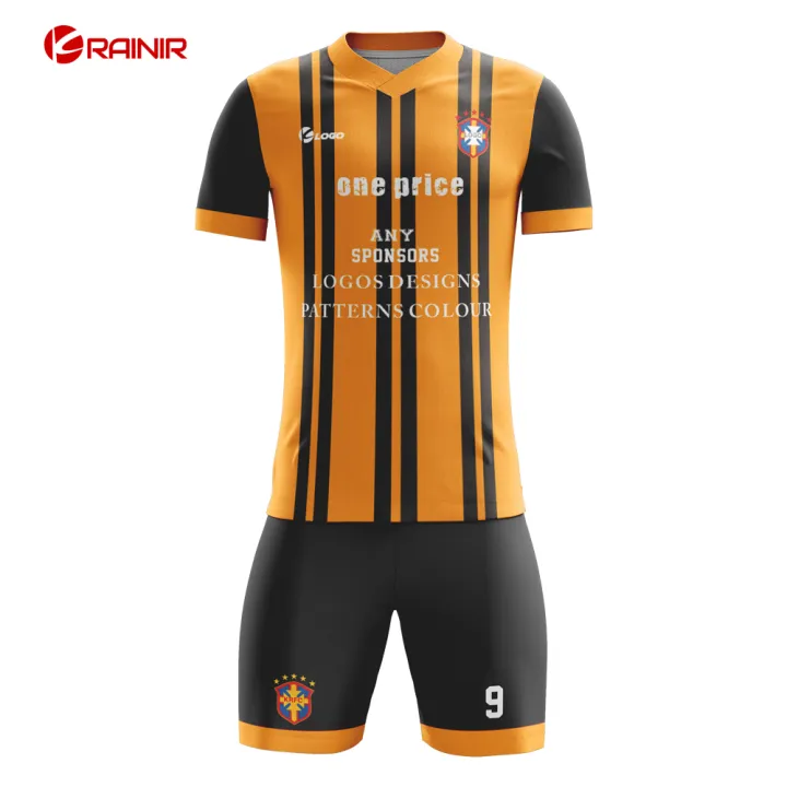 custom men's soccer uniforms set full sublimation printing personalized