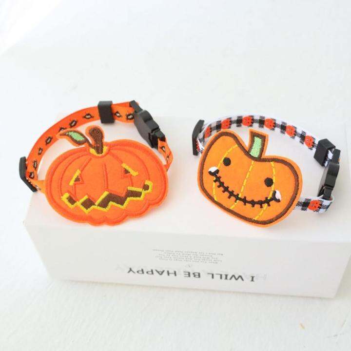 halloween-dog-collar-with-bell-pumpkin-themed-pet-accessories-kitty-dog-collar-with-bell-safety-buckle-pet-collar-pumpkin-patterned-dog-collar