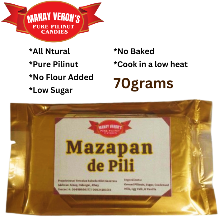 MAZAPAN de PILINUT BAR (70g) Albay, Bicol | Lazada PH