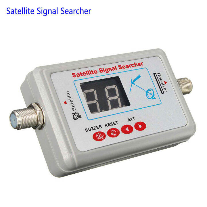 เสาอากาศทีวี Digital Satellite Signal Finder Meter หน้าจอ LCD แสดงผล