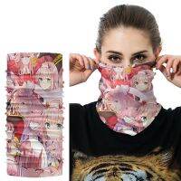 Harajuku Cartoon Anime Riding Scarf 3D Printing Fashion Outdoor Dustproof Sunscreen Cover Bandana Summer Neck Gaiter Magic Buffe