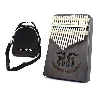 【YF】 Board African Calimba 17 Keys Thumb Mahogany Wood Teclado With Tuning Mbira Musical Instrument