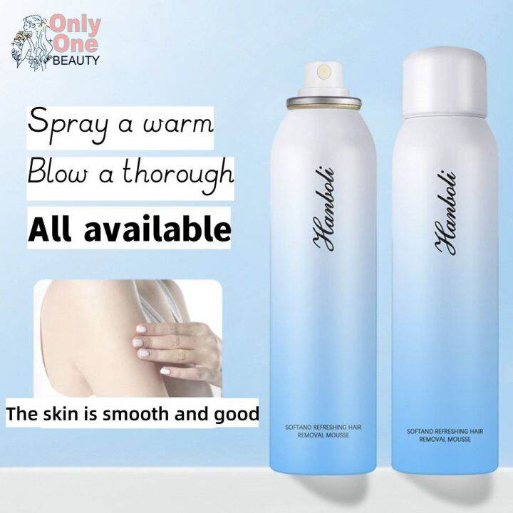 Hair Removal Mousse Spray 150ml Painless Depilatory Cream Arm Thigh