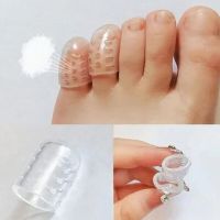 20 PCs Toe Protector ซิลิโคนนุ่ม Breathable Foot Corns Blisters Toe Cap Cover Foot Care เครื่องมือ Anti-Friction Toe Separators