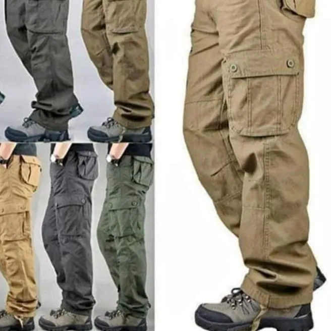 6pocket Cargo Pants Plain For Men | Lazada PH