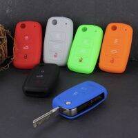 ☎┇ Automotive Supplies Silicone Key Case Is Suitable For Volkswagen Touareg Beetle Touan Coupe Polo Key Bag