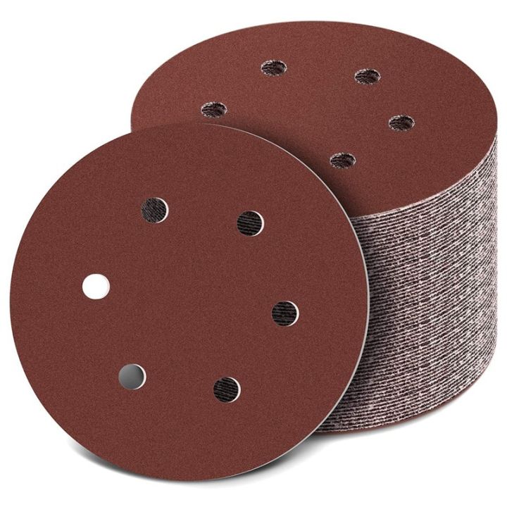 150mm-sanding-disc-6-inch-hook-and-loop-sanding-pads-100-pcs-sandpaper-set-assorted-grits-for-random-orbital-sander