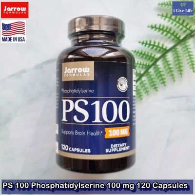 ฟอสฟาติดิลซีรีน PS 100 Phosphatidylserine 100 mg 120 Capsules - Jarrow Formulas Cogni-PS