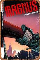 Magnus Robot Fighter (2014) #8โปสเตอร์การ์ตูนอะนิเมะโลหะดีบุกโบราณแผ่นลงนาม8X12นิ้ว