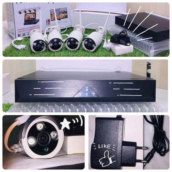 WIRELESS CCTV KIT FULL SET Lazada