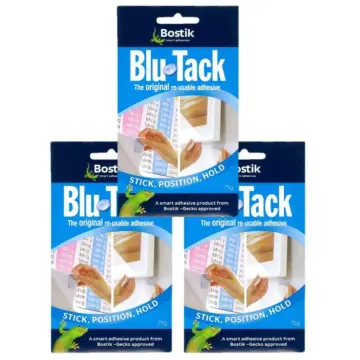 Blu Tack, Blue Tack, White Tac Reusable Adhesive Large/Mix Packs Original  Bostik