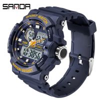 SANDA Movement Men Display Wristwatch Fashion Relogio Masculino ◕