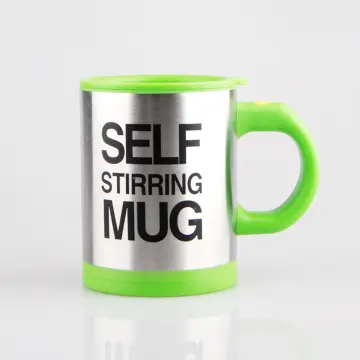 400ml Automatic Self Stirring Mug Cup Stainless Steel Coffee Mixing Mug  Cawan Kacau Automatik