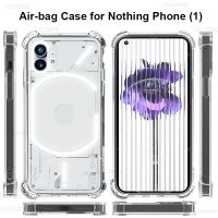 {OLI STUDIO}เคสถุงลมนิรภัยสำหรับ Nothing1Phone1 (1) 6.55นิ้วฝาครอบใส Antiknock Softpufundas Bumper