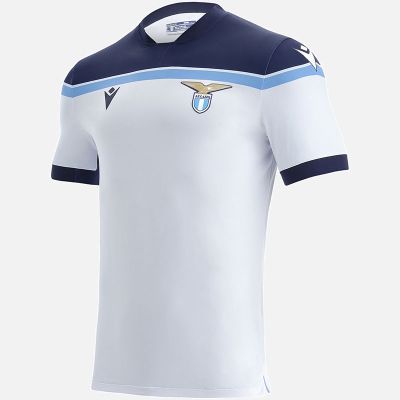ต้นฉบับใหม่ เสื้อกีฬาแขนสั้นลายทีมฟุตบอล Lazio 2021/22 ชุดเยือน