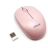 MOS เมาส์ไร้สาย Oker Mouse Wireless V16  Laser เม้าส์ไร้สาย 2.4GHz สีสวย จับถนัดมือ เมาส์บลูทูธ  Mouse Wireless