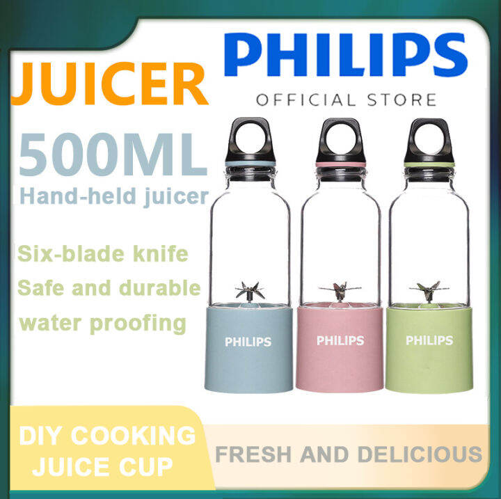 Philips Mini Personal Blender Fruit Extractors Fast Portable 6 Blenders