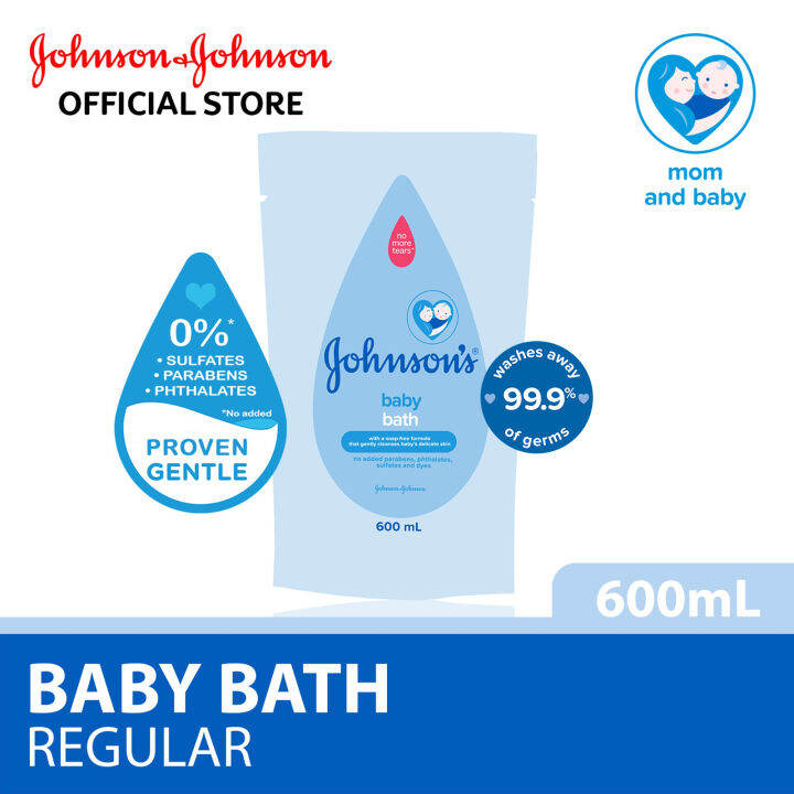 Johnson's Baby Regular Bath 600ml Refill Lazada