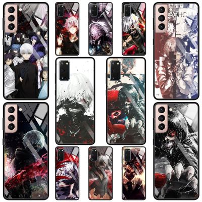 Anime Manga tokyo ghouls Tempered Glass Case For Samsung Galaxy S23 S22 S21 S20 FE Ultra S10 S9 S8 Plus Note 20Ultra 10Plus