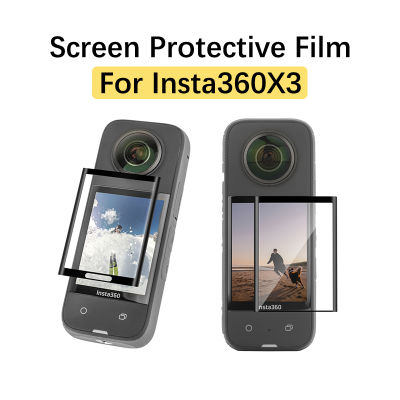 สำหรับ Insta360 X3หน้าจอกล้อง Anti-Scratch HD ฟิล์มกระจกนิรภัย Insta360 X3กล้องโค้งป้องกันฟิล์มนุ่มอุปกรณ์เสริม