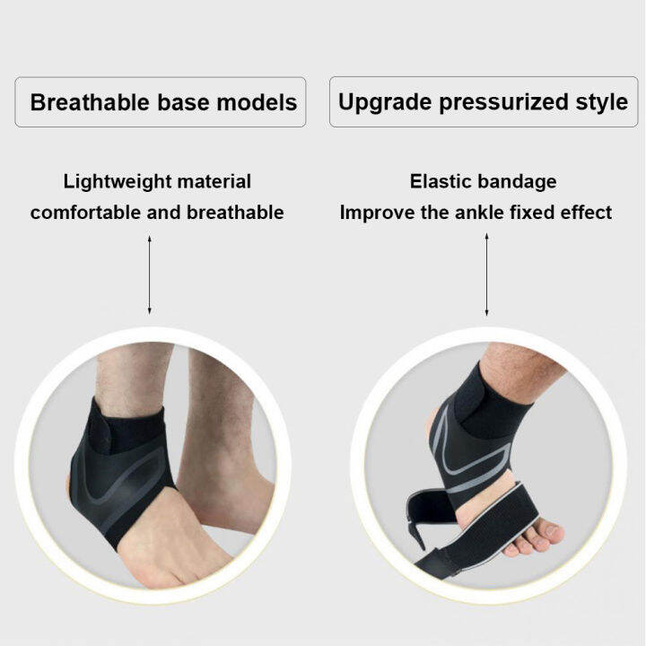 ankle-braces-elastic-orthosis-ankle-fixing-supporter-sport-protector-foot-cuffs-flat-support-football-gym-shin-guards-equipment