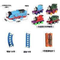 ขนาดใหญ่ Thomas รถไฟใหม่ไฟฟ้าเสียงแ  l ht track splicing ชุดรถเด็กของเล่นเพื่อการศึกษา 3-6 ปี