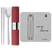 Original WMF stainless steel chopsticks spoon set single-pack portable cutlery box three-piece set student office worker storage box