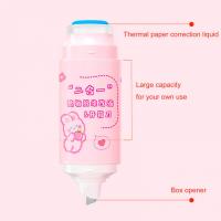 Lightweight Correction Liquid Convenient Anti-leakage Durable Information Elimination Thermal Correction Fluid with Cutter Correction Liquid Pens