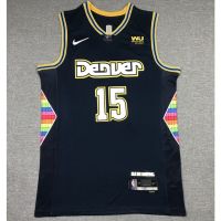 Hot Newest Top-quality New arrival 2022 2023 Newest shot goods Most popular 22/23 Top quality Ready Stock High quality 2022 season new 75th anniversary mens Denver Nuggets 15 Nikola Jokic embroidery basketball jerseys jersey city black