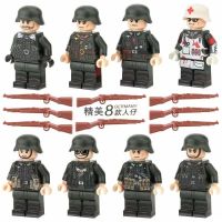 World War II military building blocks are compatible with LEGO German soldiers Aberdeen Soviet soldier doll boy assembled building blocks gift toys