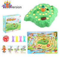 SS【ready stock】Tortoise  Hare  Off-road  Race  Toys Tabletop Parent-child Interactive Game Guard Carrot Competition Toy